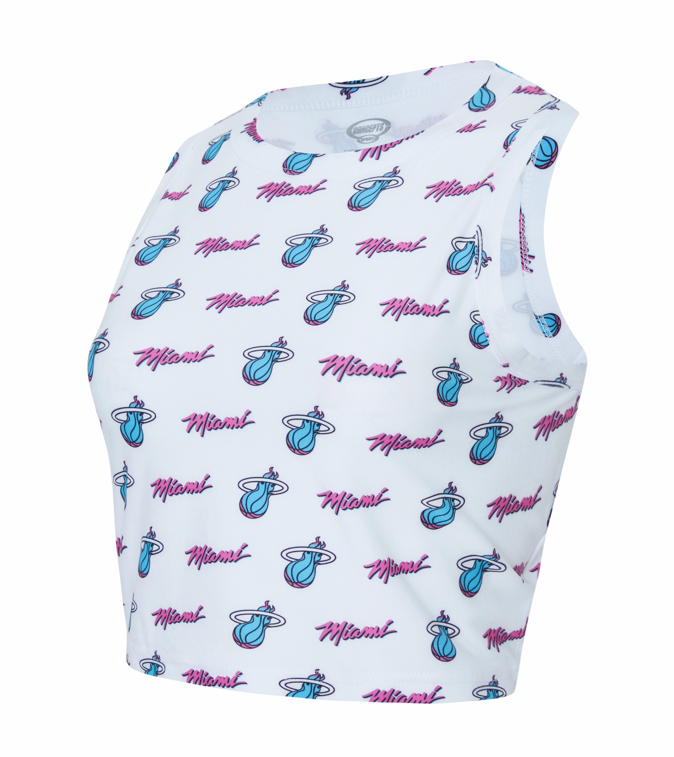 Concepts Sports Miami HEAT Original Vice Women's Cropped Tank
