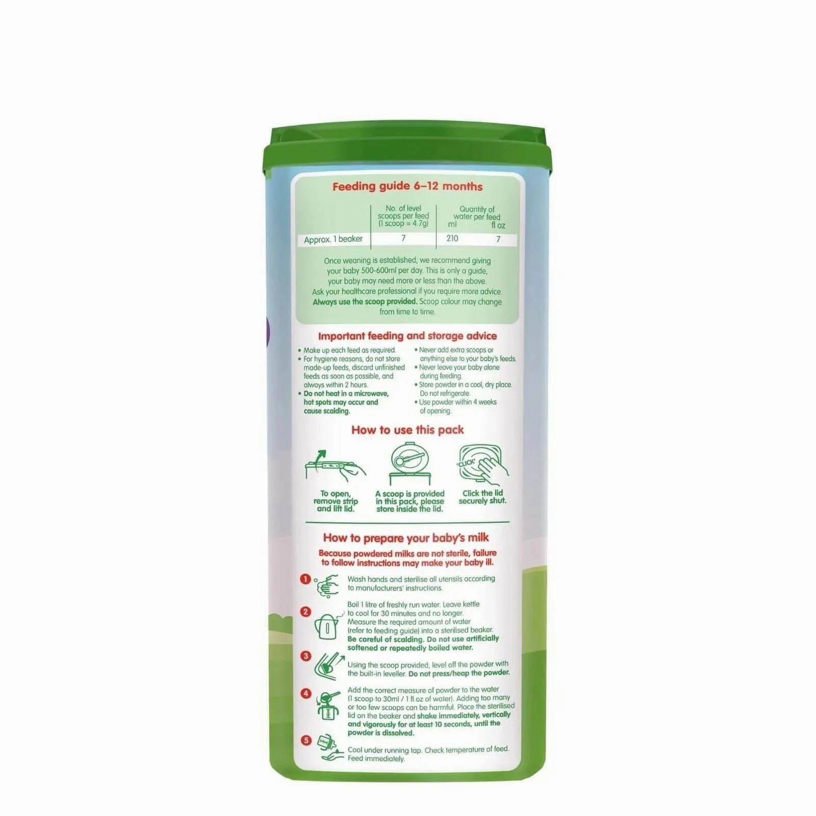 Cow & Gate 2 Follow On Milk Powder 6  months 800g