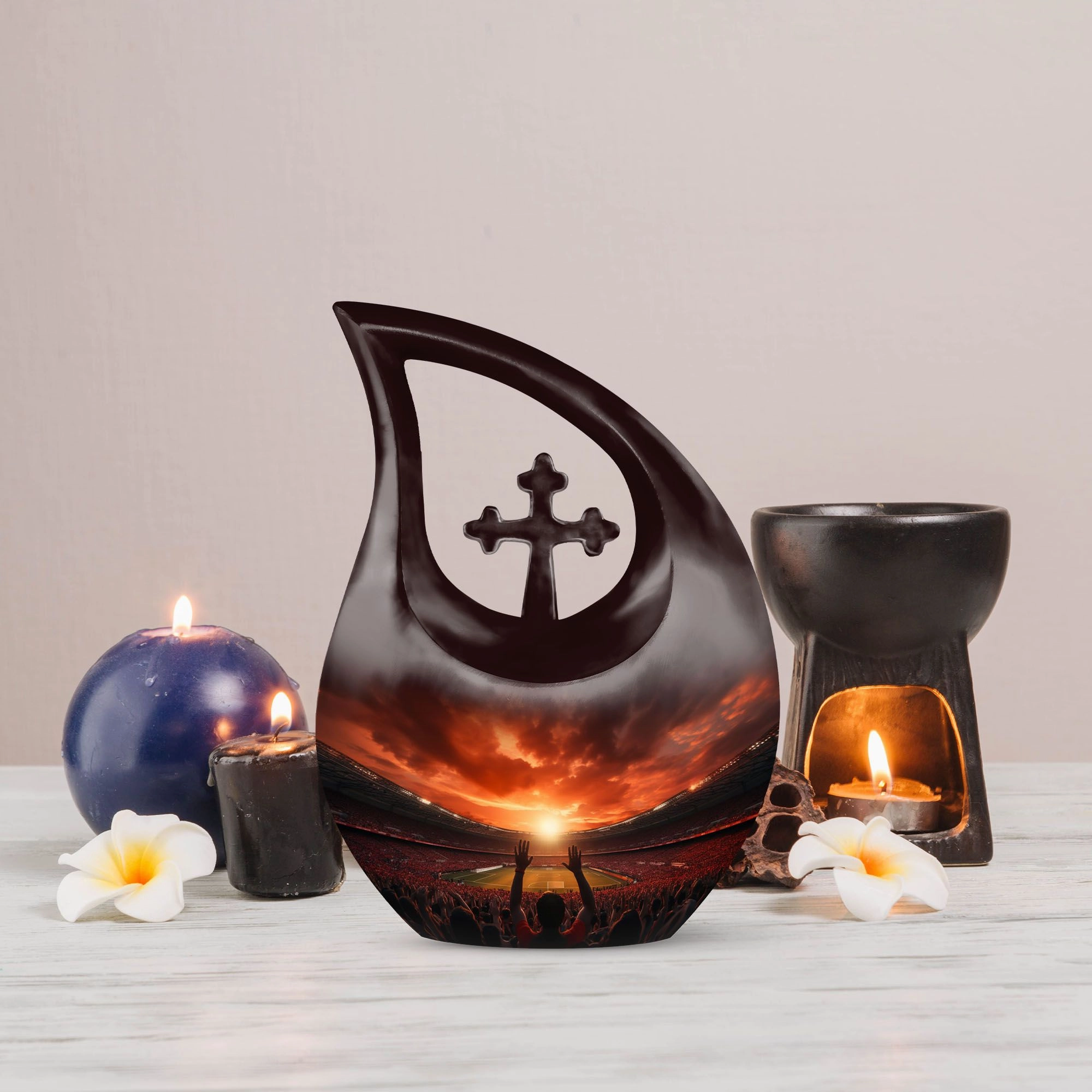 Cross Drop Sports Urn A Distinctive Memory Vault for Lasting Ash