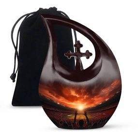 Cross Drop Sports Urn A Distinctive Memory Vault for Lasting Ash