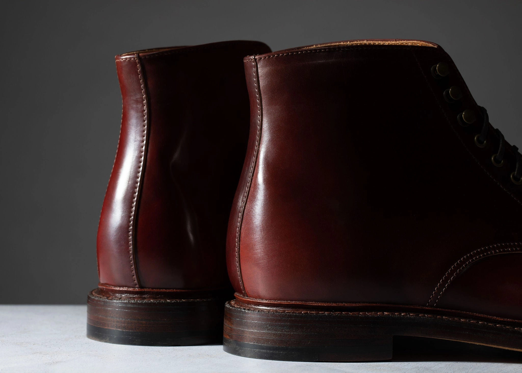Edward Boot Garnet Shell Cordovan