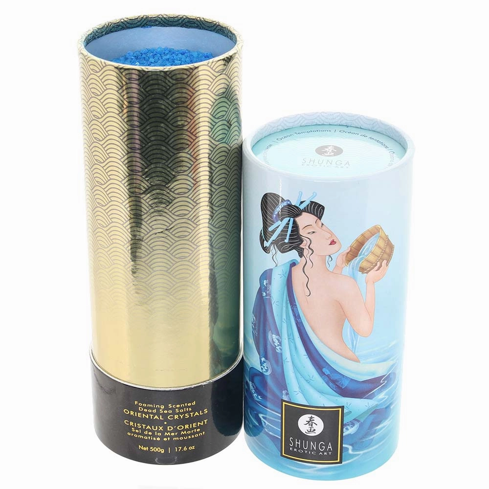 Foaming Dead Sea Salts 17.6oz in Ocean Temptations