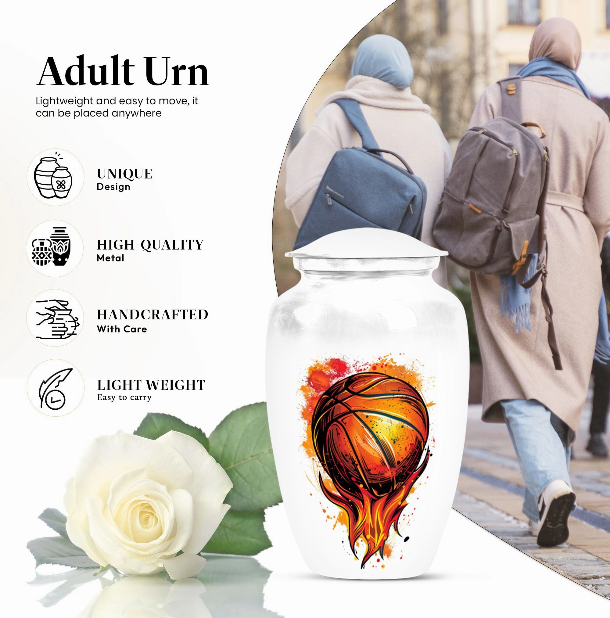 Forever Basketball Tribute: A Unique Memorial Urn collection