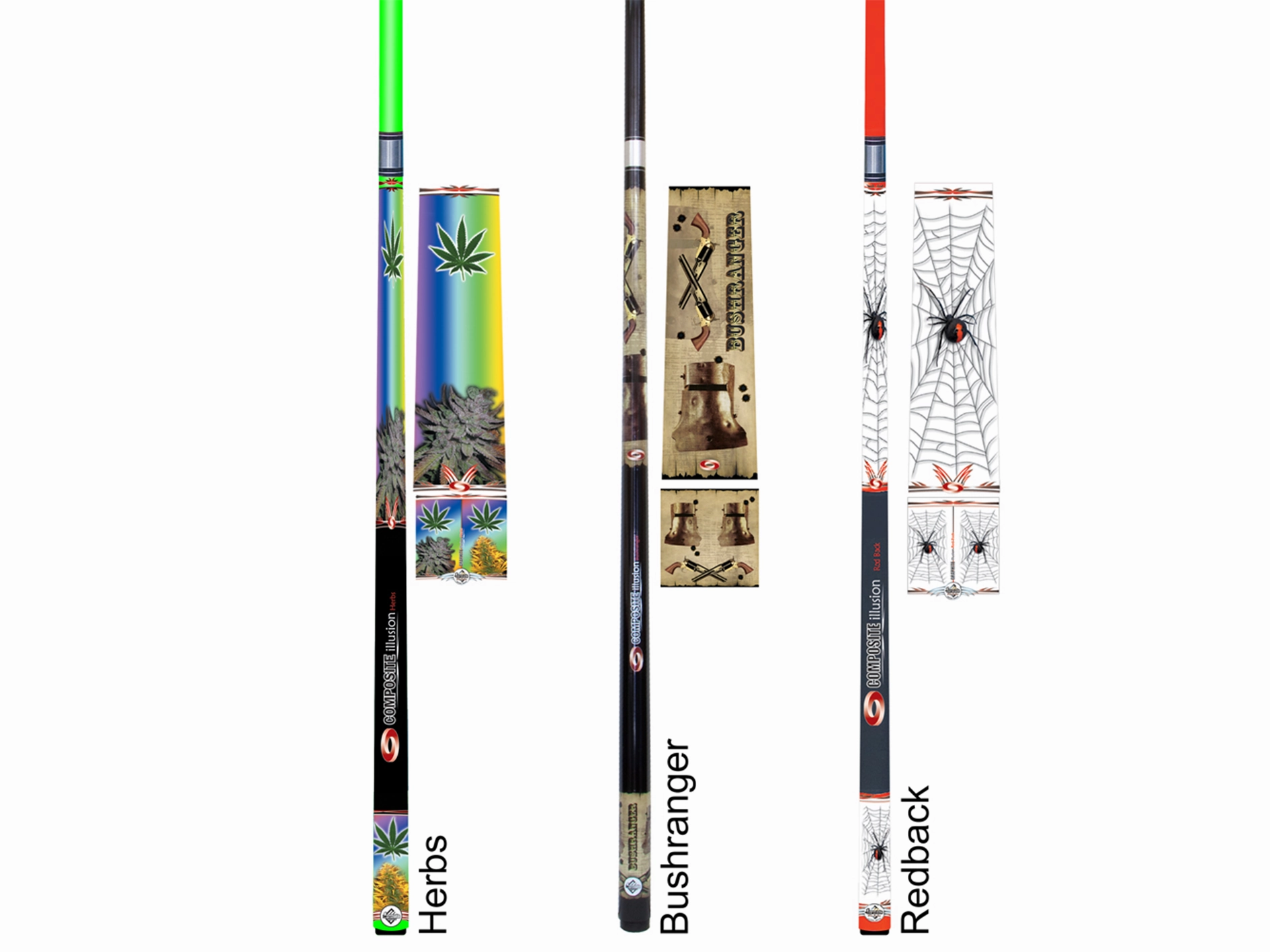 Formula Illusion 2 Piece Cue Redback <BR> 710008