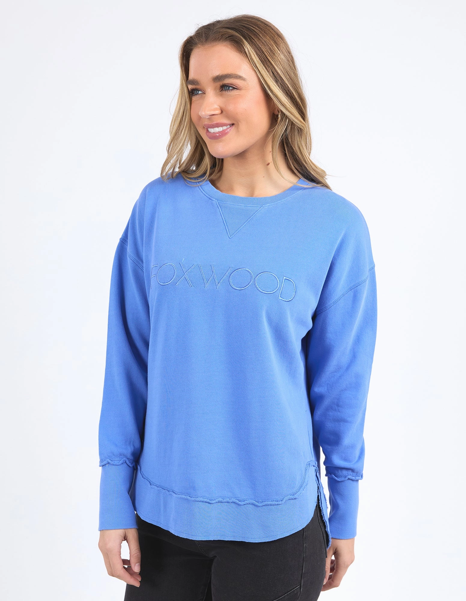Foxwood Simplified Crew Cobalt