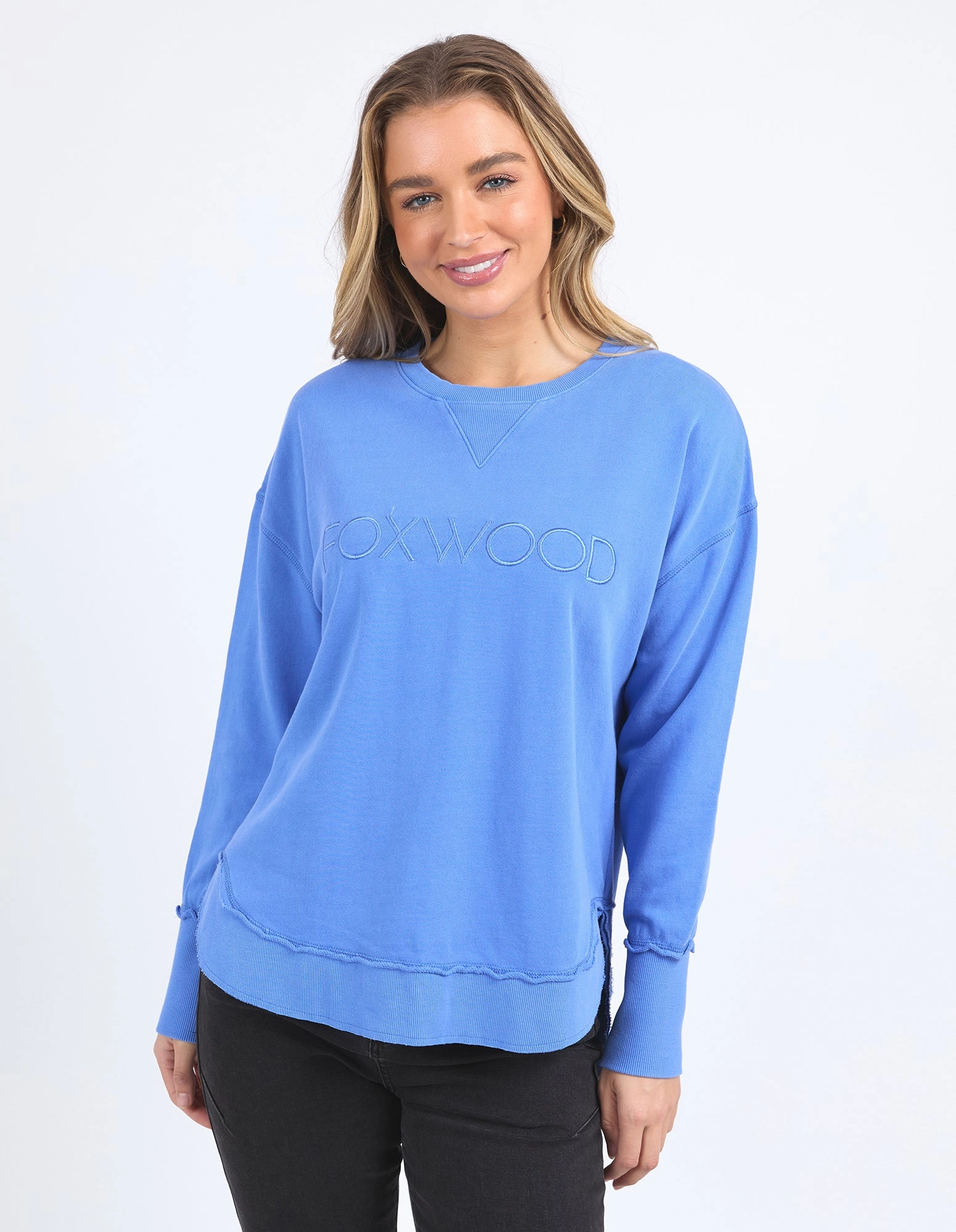 Foxwood Simplified Crew Cobalt