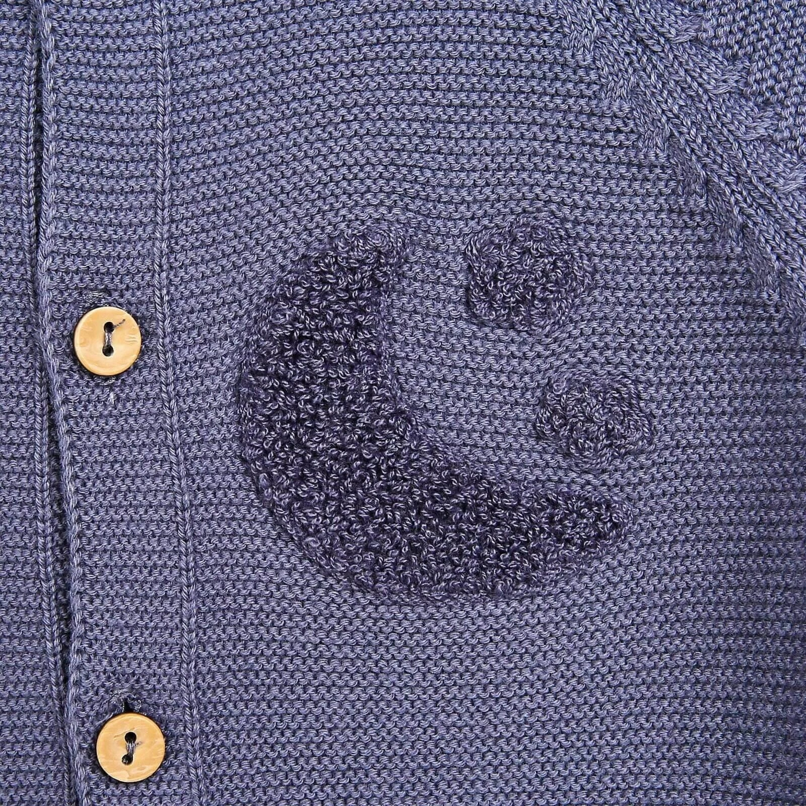 HelloBaby Newborn Knit Jumpsuit-Hat Starter Set - Dark Blue