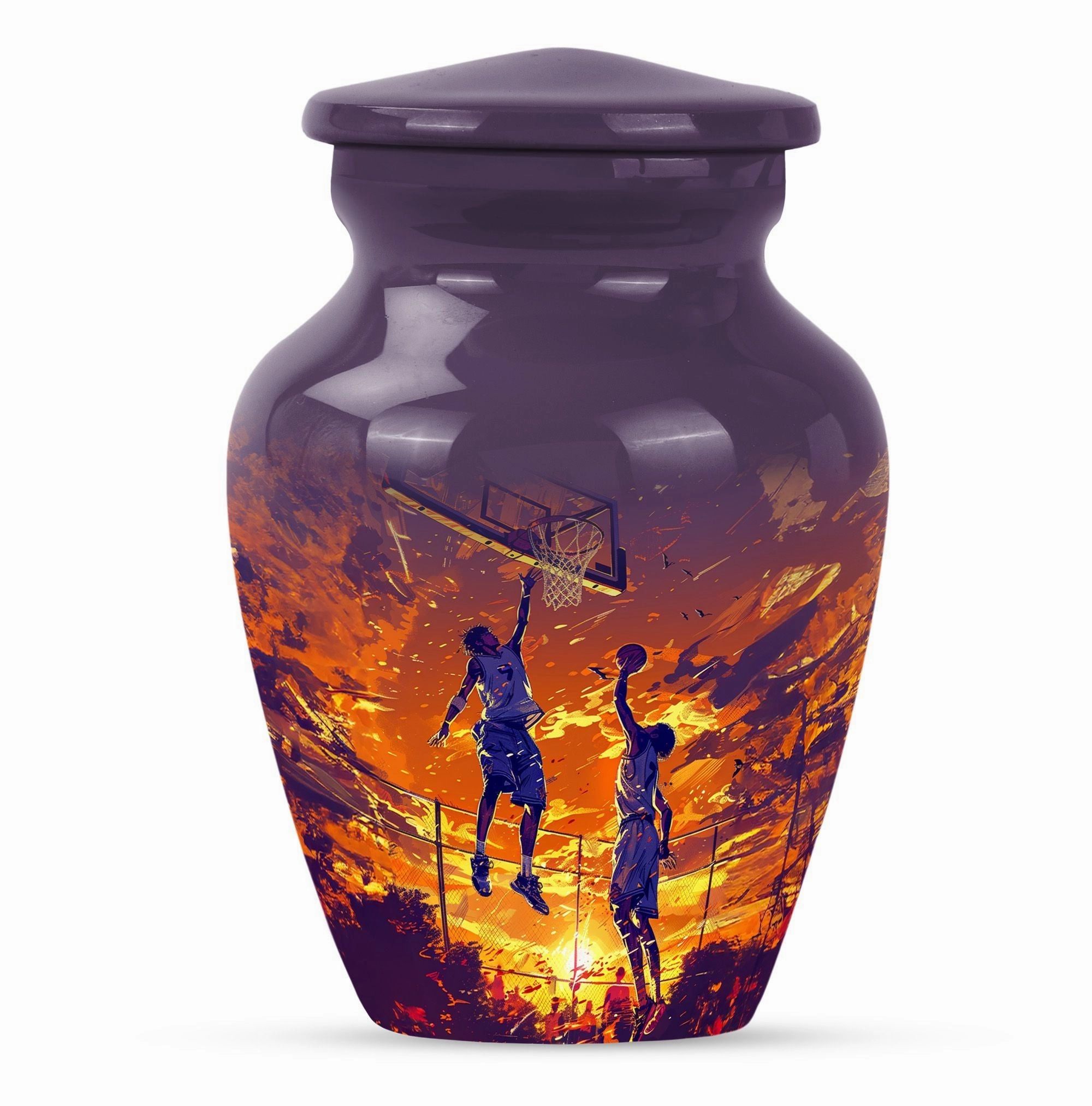 Honoring Cherished Memories - Basketball & Memorial Urn