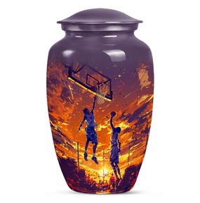 Honoring Cherished Memories - Basketball & Memorial Urn