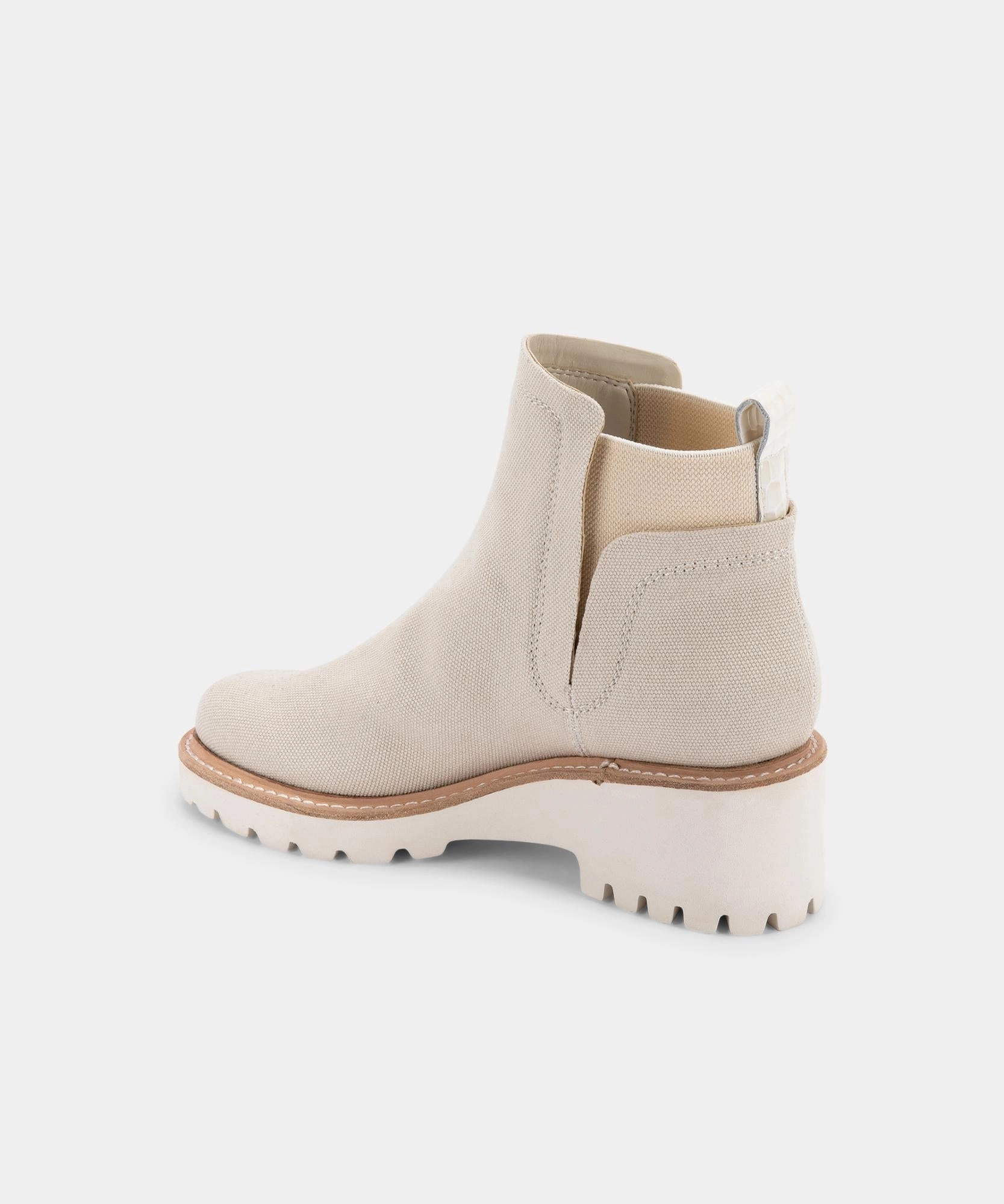 HUEY BOOTIES SANDSTONE CANVAS - re:vita