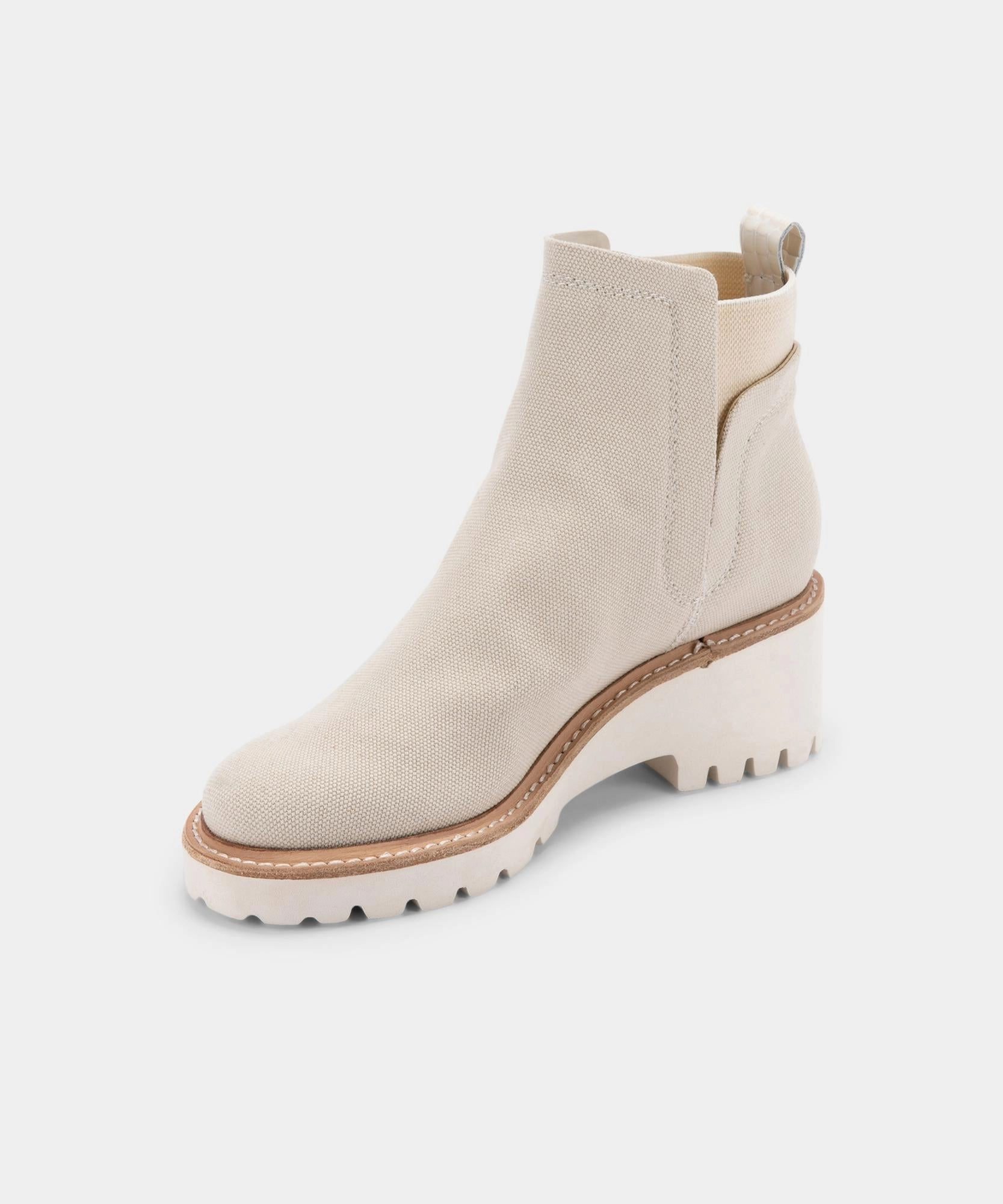 HUEY BOOTIES SANDSTONE CANVAS - re:vita