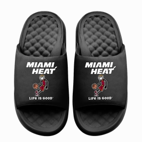 Islide Miami HEAT Life is Good Motive Sandals