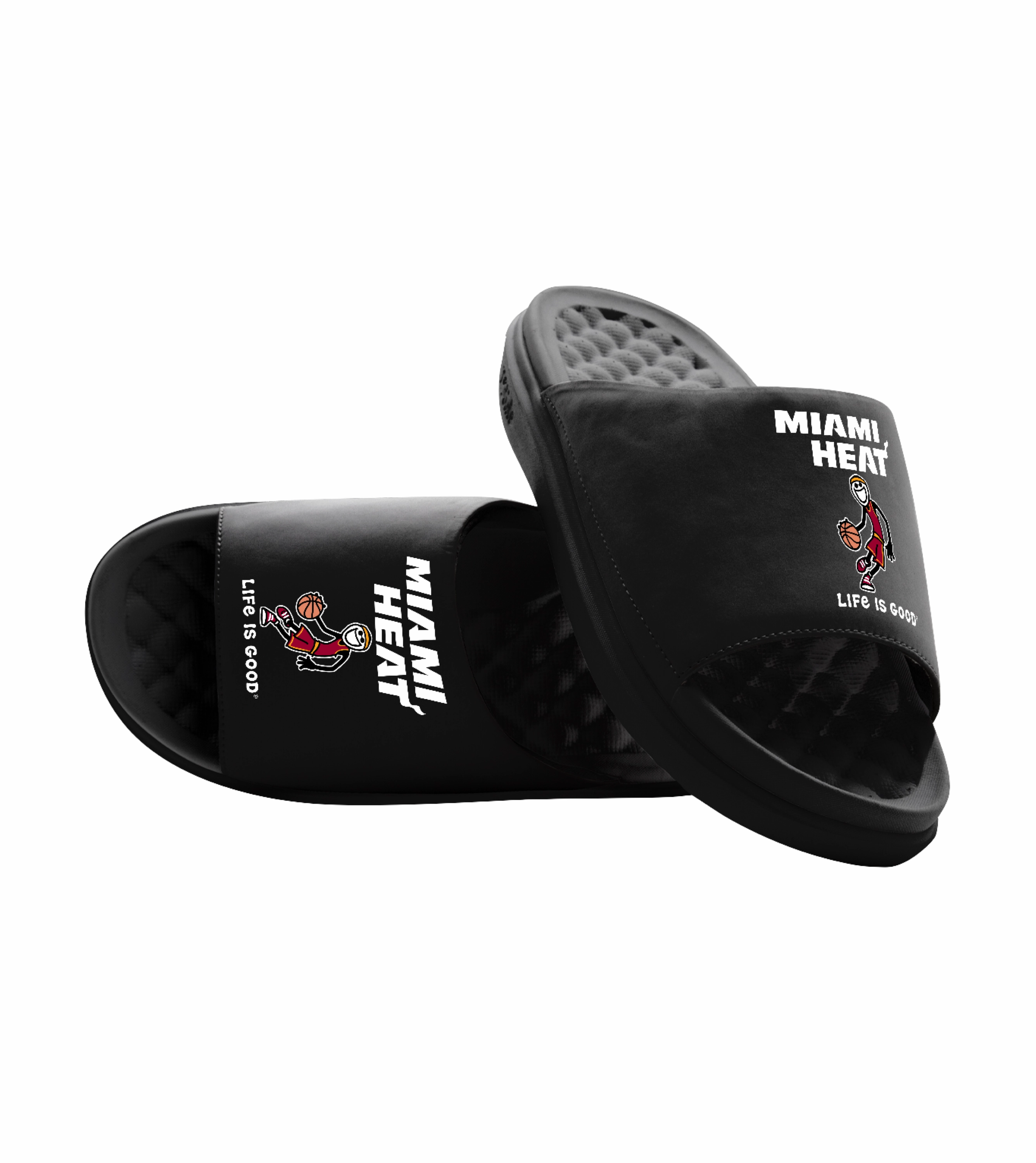 Islide Miami HEAT Life is Good Motive Sandals