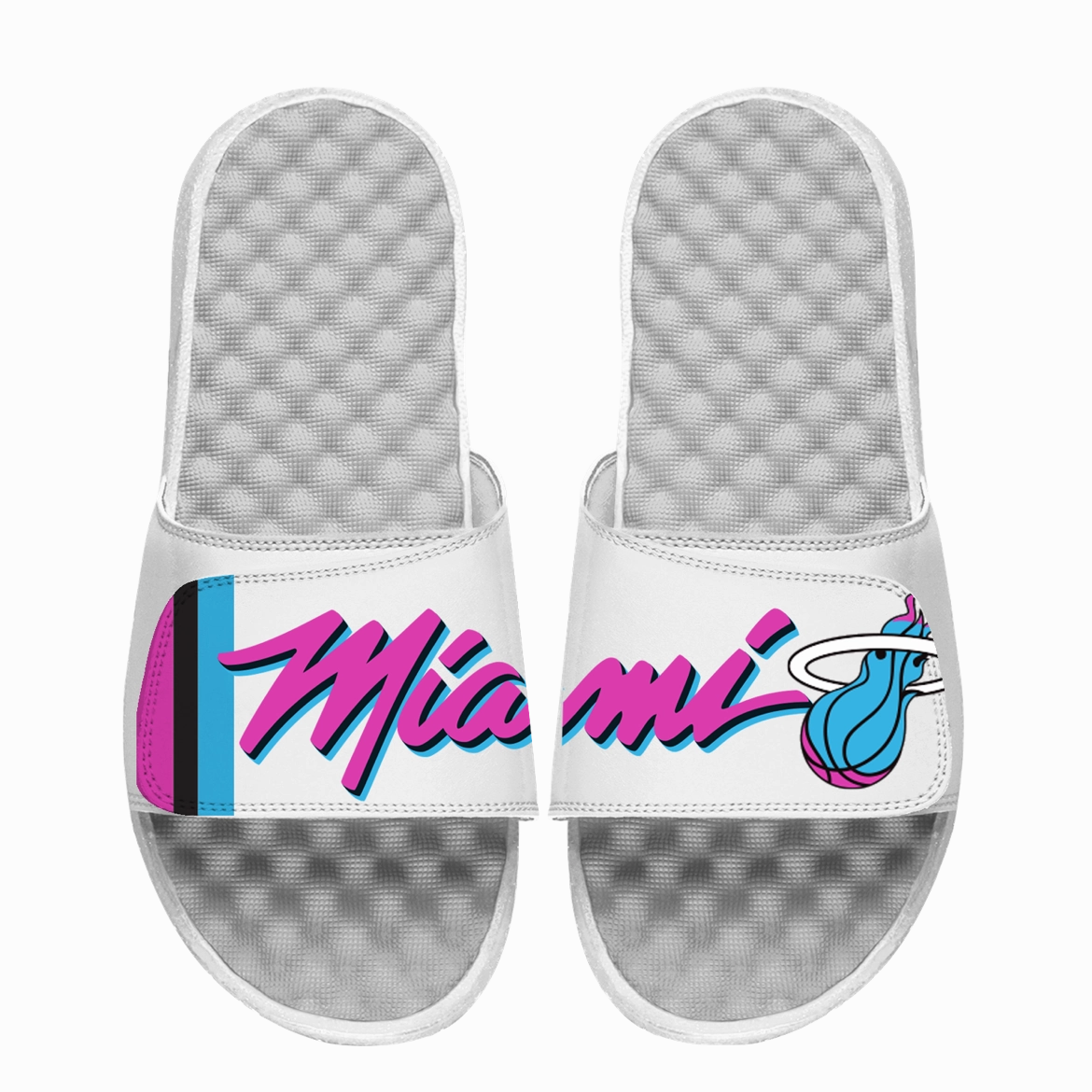 Islide Miami HEAT Original Vice Split Wordmark Sandals