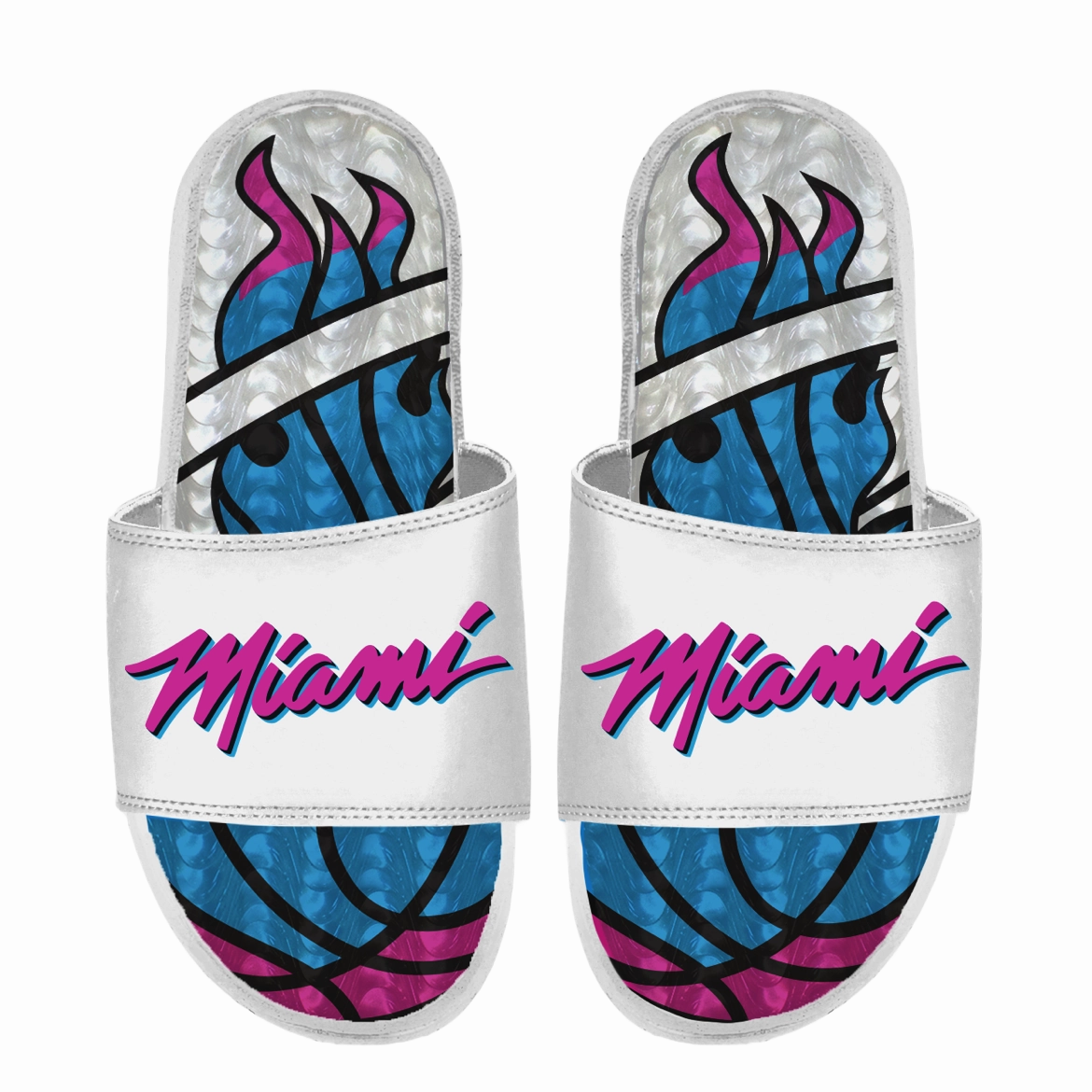 Islide Miami HEAT Original Vice Wordmark Gel Sandals