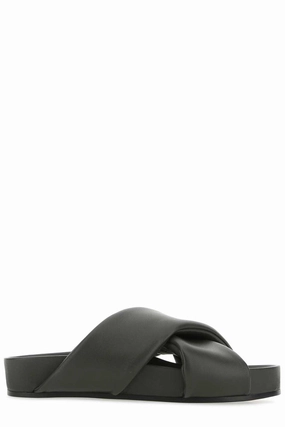 Jil Sander Cross-Strap Chunky Slides