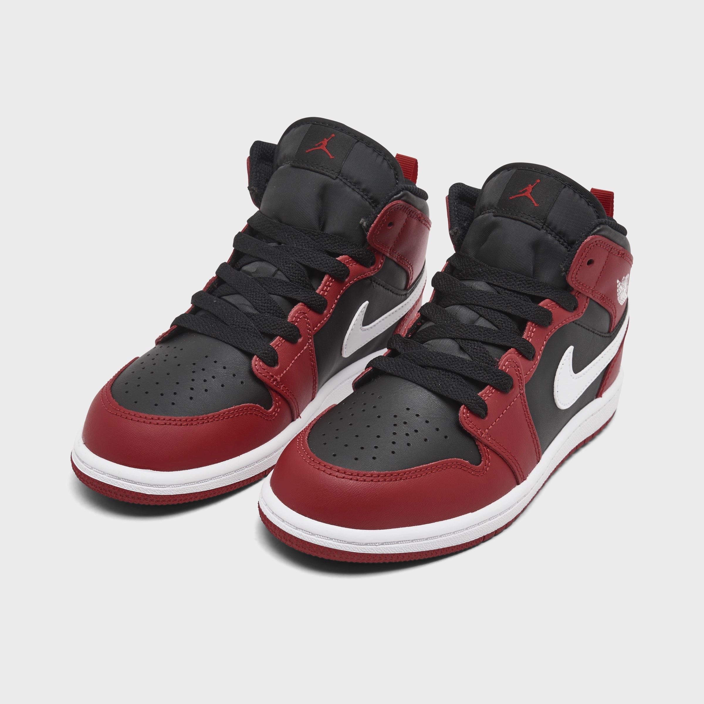 Jordan 1 Mid PS Black / White - Gym Red