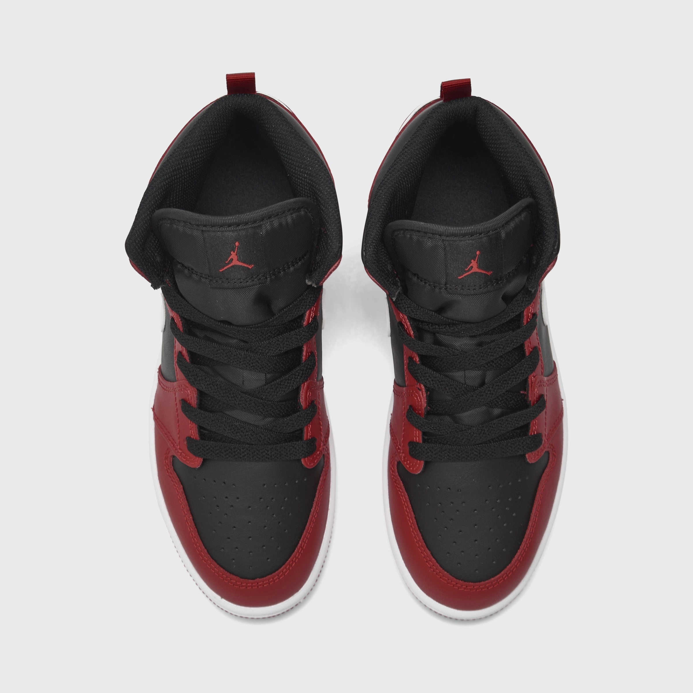 Jordan 1 Mid PS Black / White - Gym Red