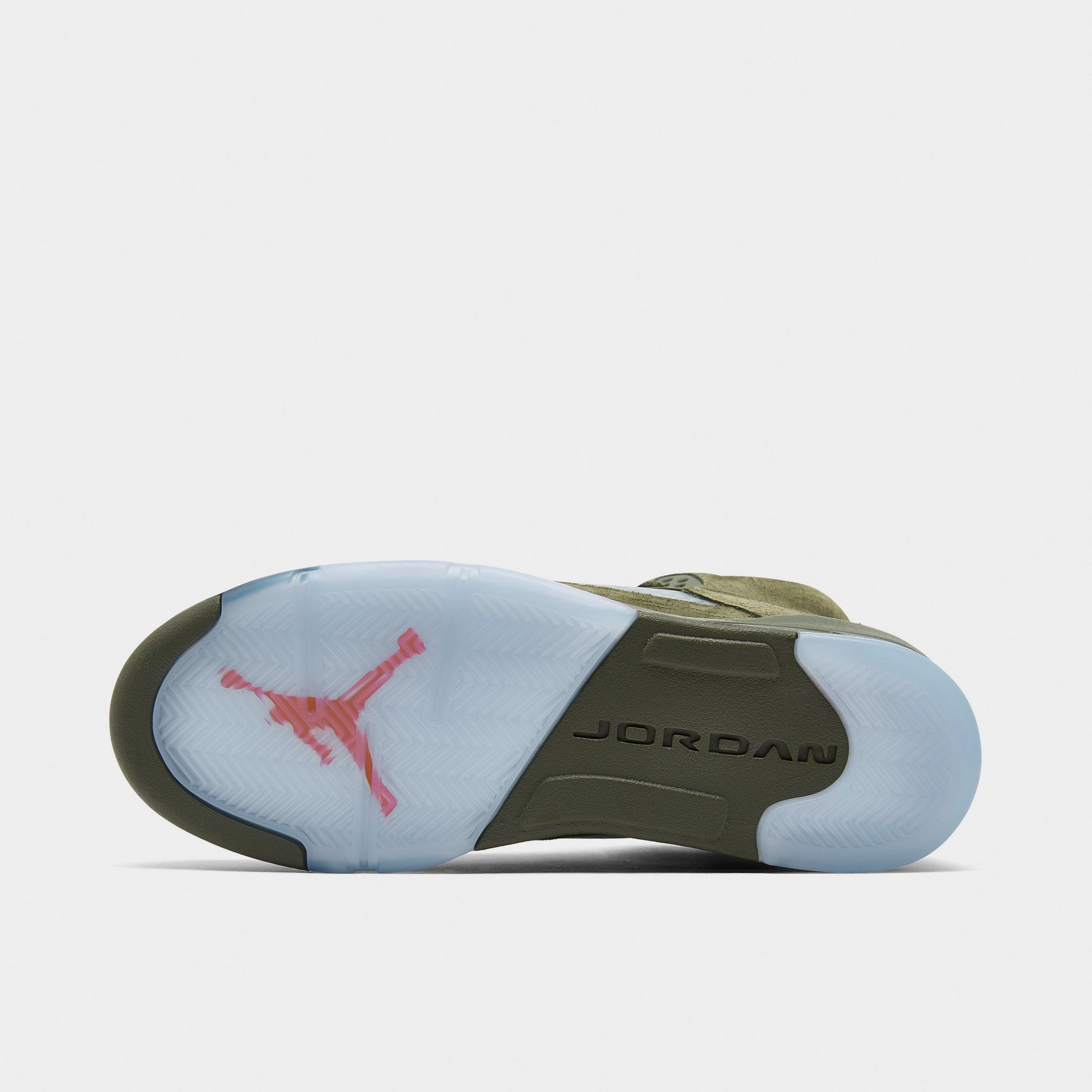 Jordan 5 Retro GS Army Olive / Solar Orange