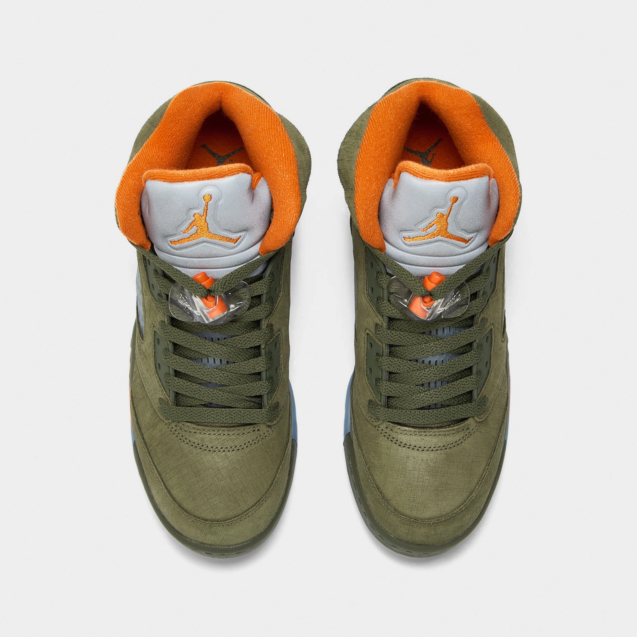 Jordan 5 Retro GS Army Olive / Solar Orange