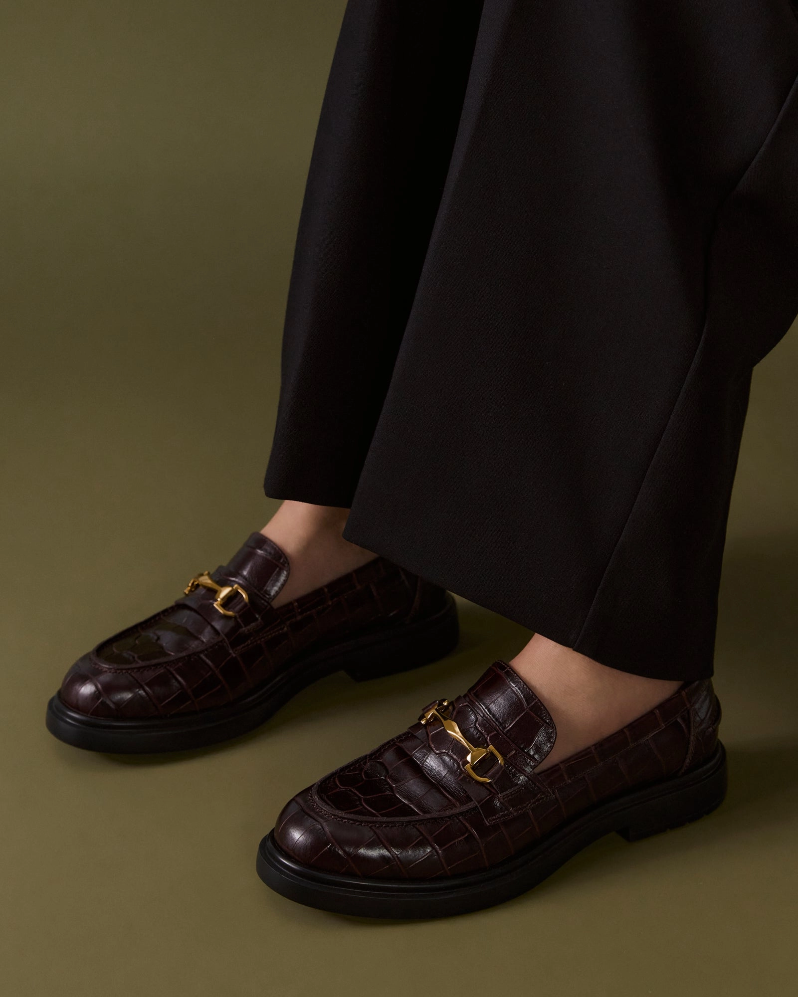 JULIO LOAFERS CHOCOLATE CROC