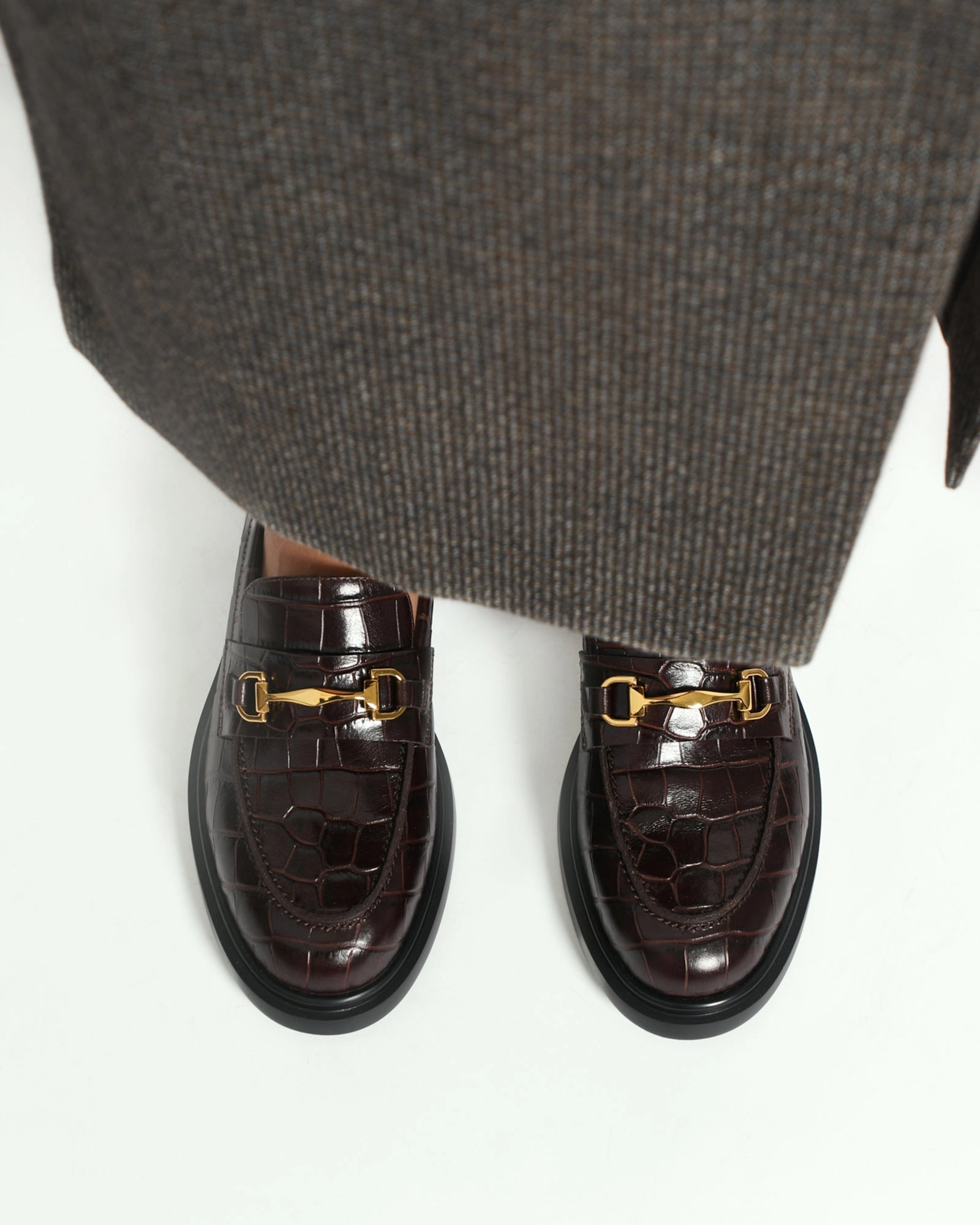 JULIO LOAFERS CHOCOLATE CROC