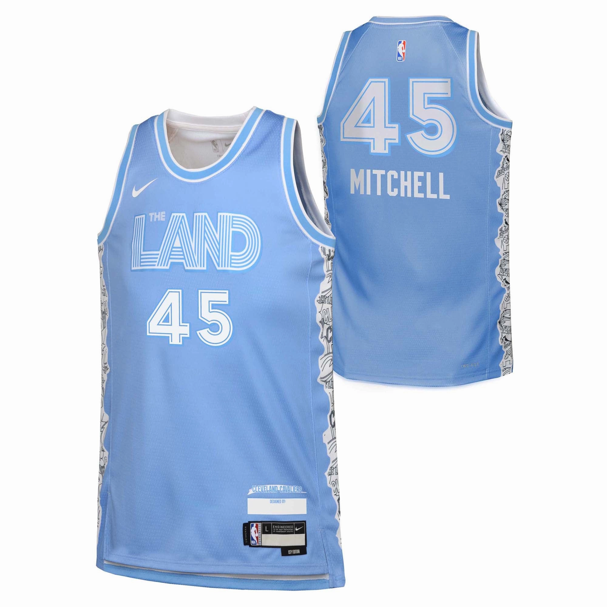 Junior's NBA Cleveland Cavaliers Donovan Mitchell 2024/25 City Edition Swingman Jersey
