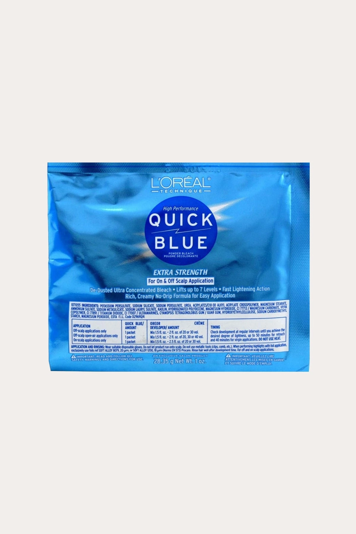 LOREAL HIGH PERFORMANCE QUICK BLUE 1oz