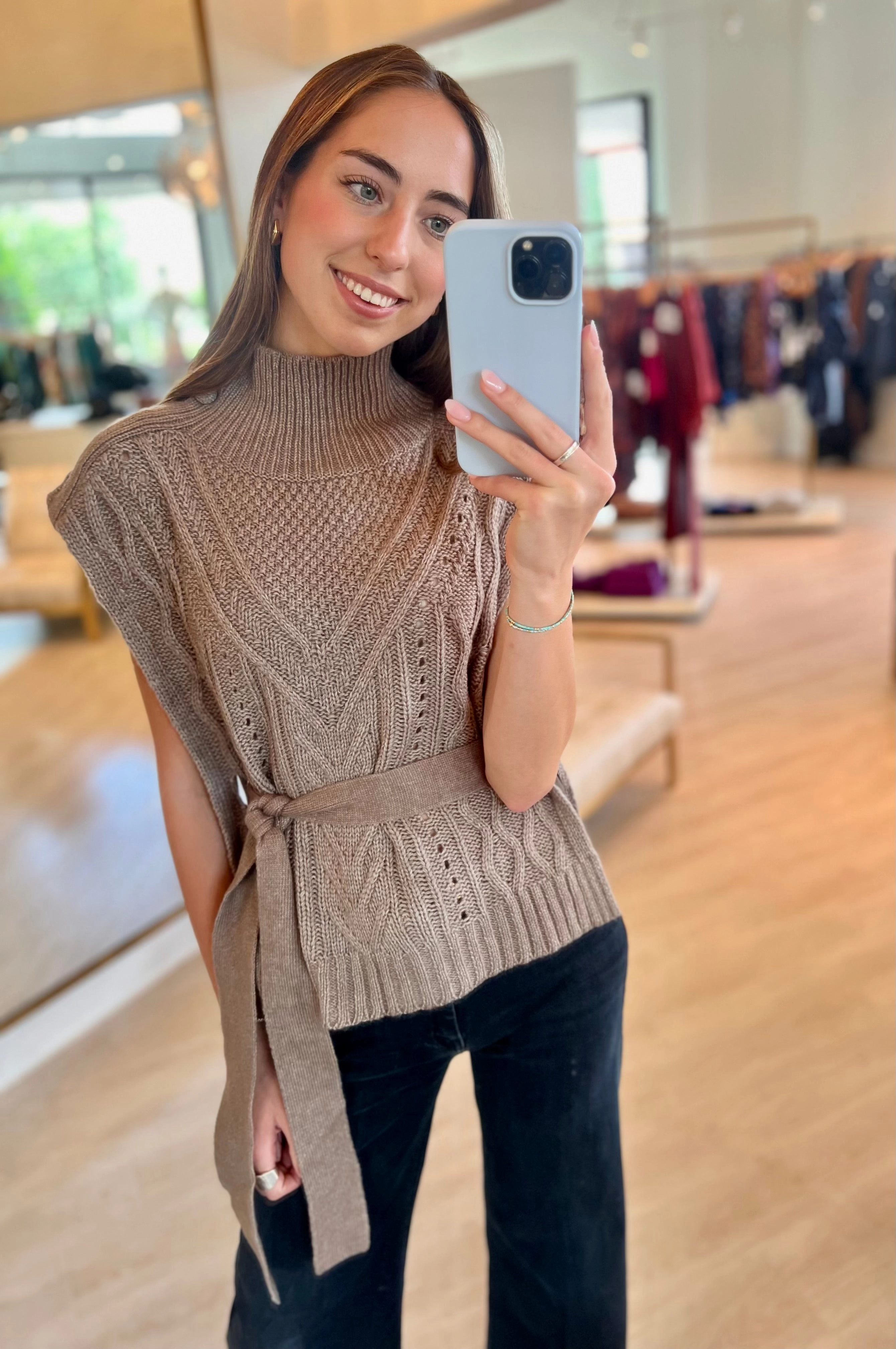 Ma233 Marie Oliver Mocha Pullover