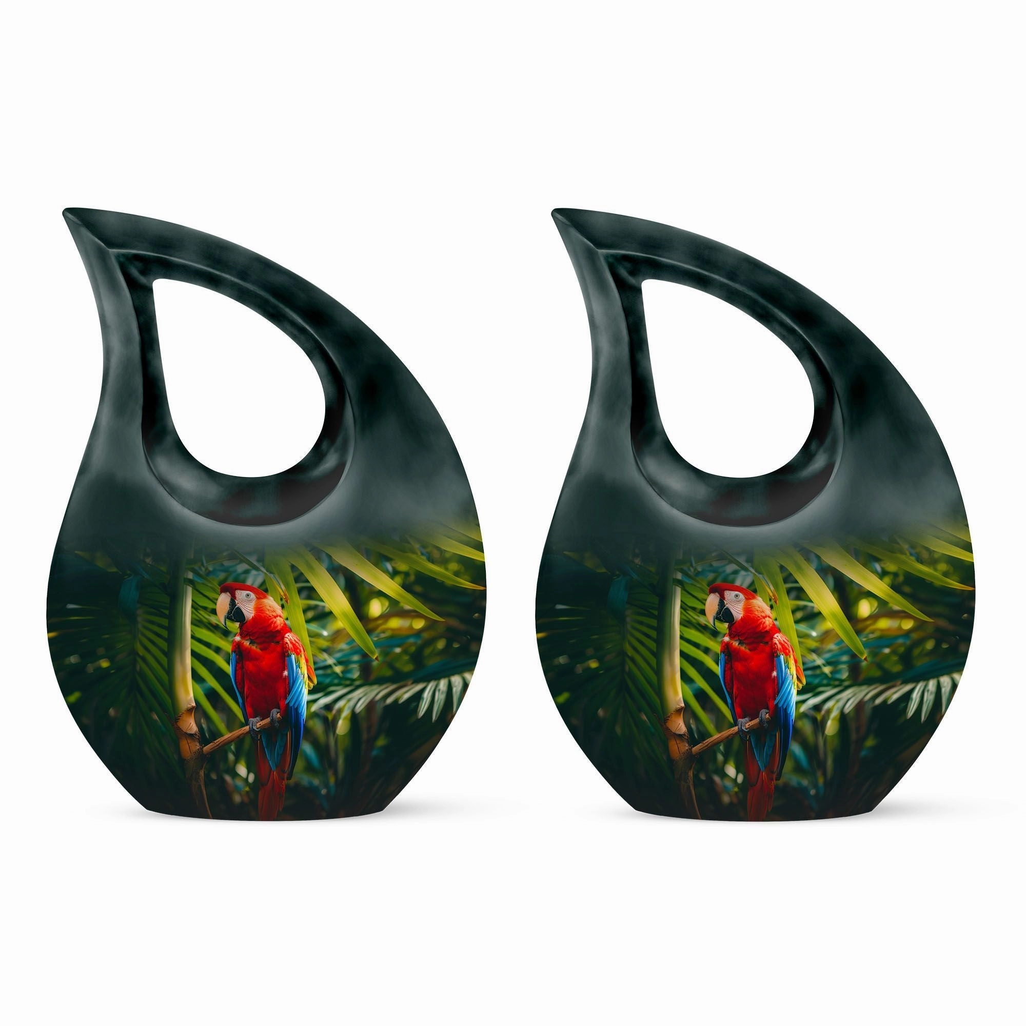 Macaw Parrot Remembrance Memorial Urn for Eternal Rest of Men