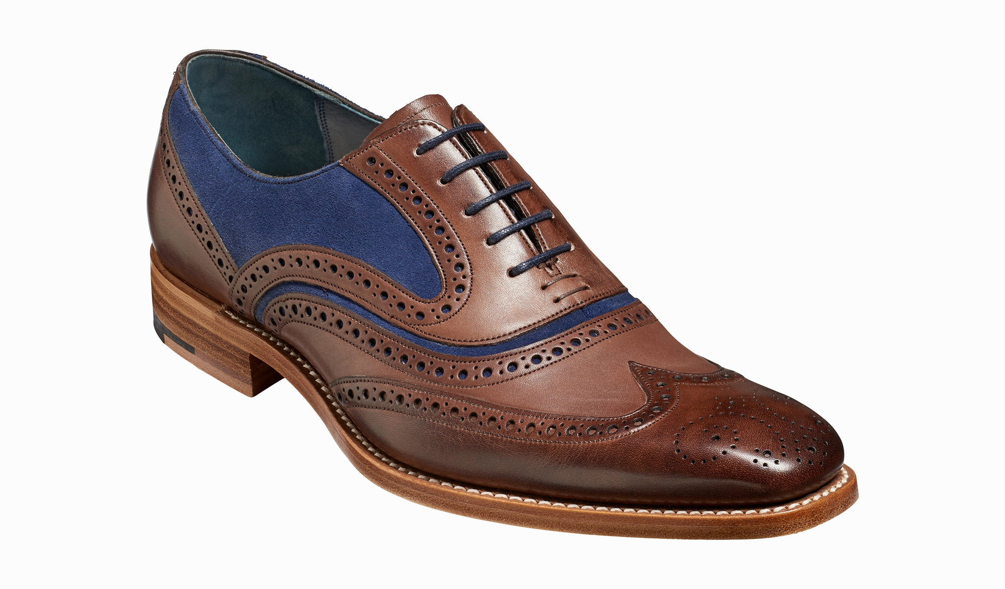 Mcclean - Ebony Hand Painted / Navy Suede