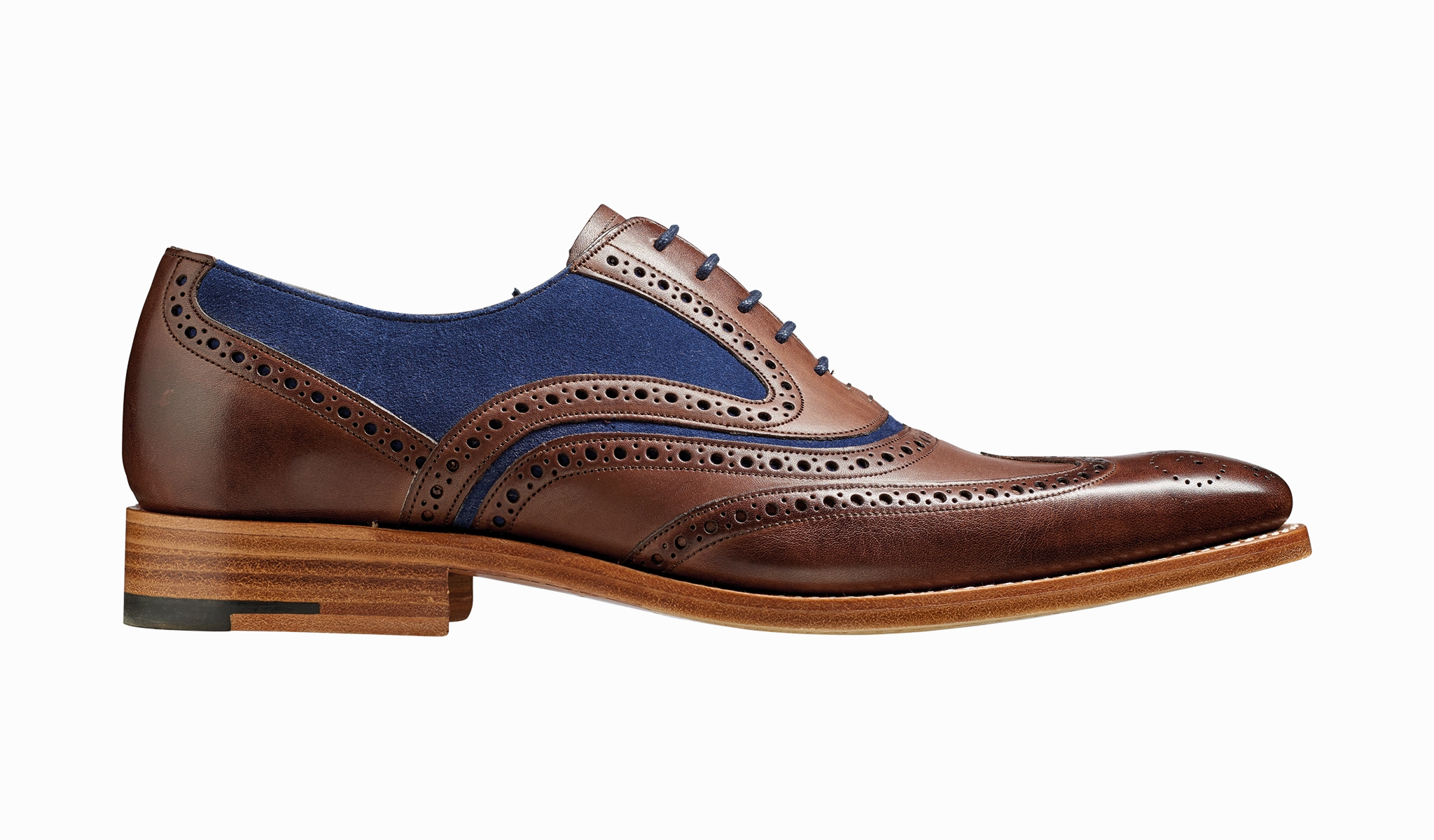 Mcclean - Ebony Hand Painted / Navy Suede