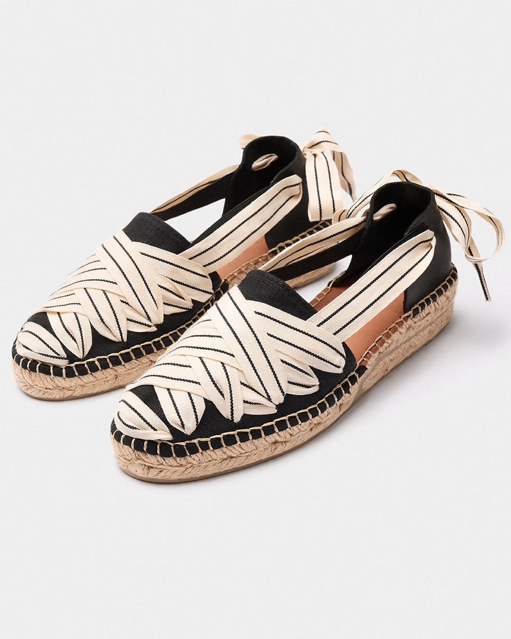 Naguisa Sukha Crudo Black Espadrille