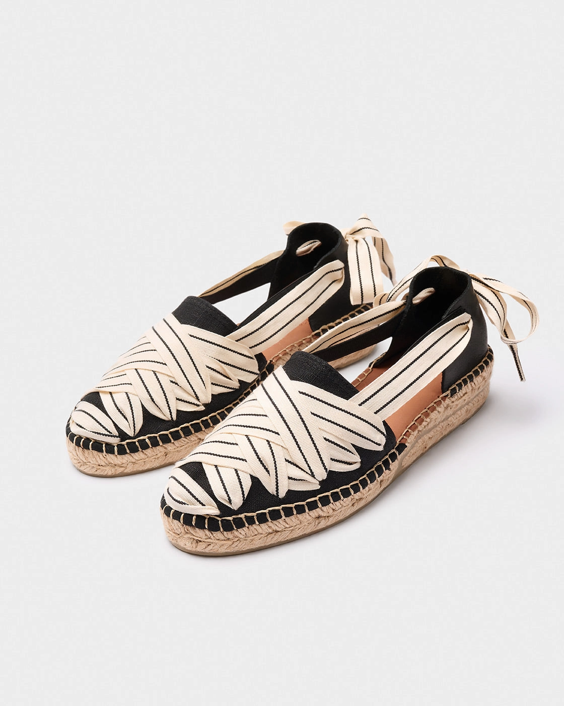 Naguisa Sukha Crudo Black Espadrille