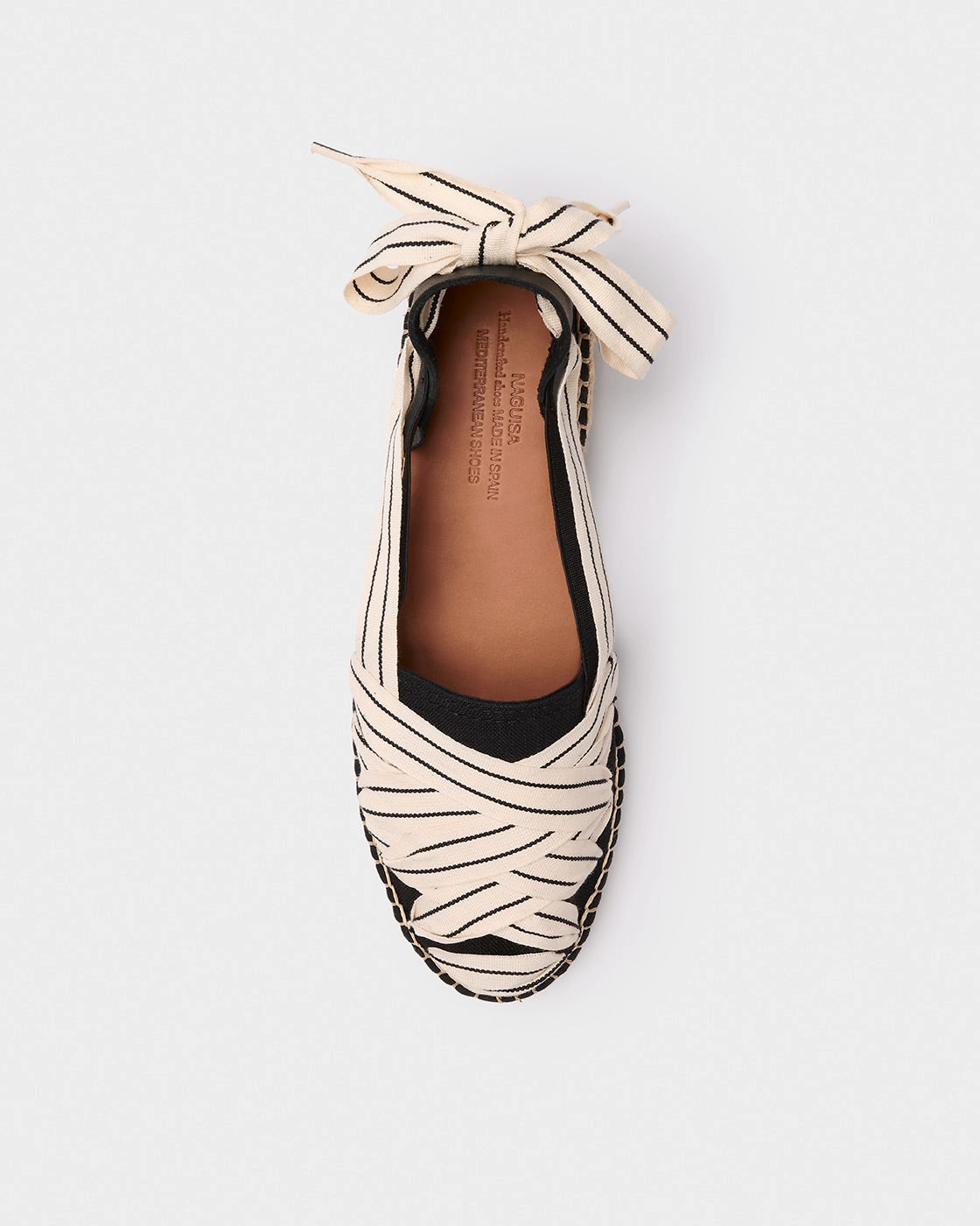 Naguisa Sukha Crudo Black Espadrille