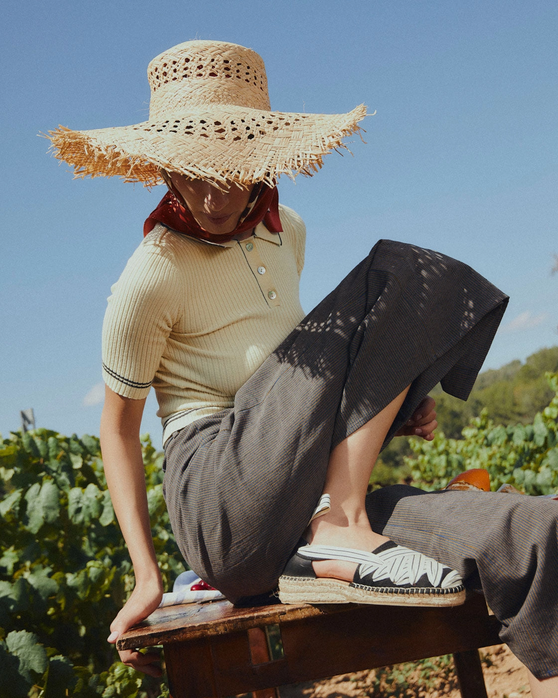 Naguisa Sukha Crudo Black Espadrille