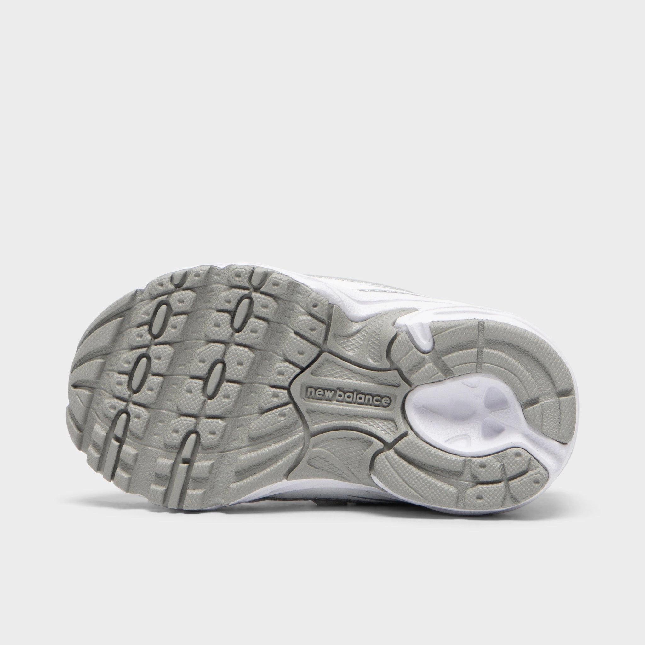 New Balance Infants' 740 White / Silver Metallic