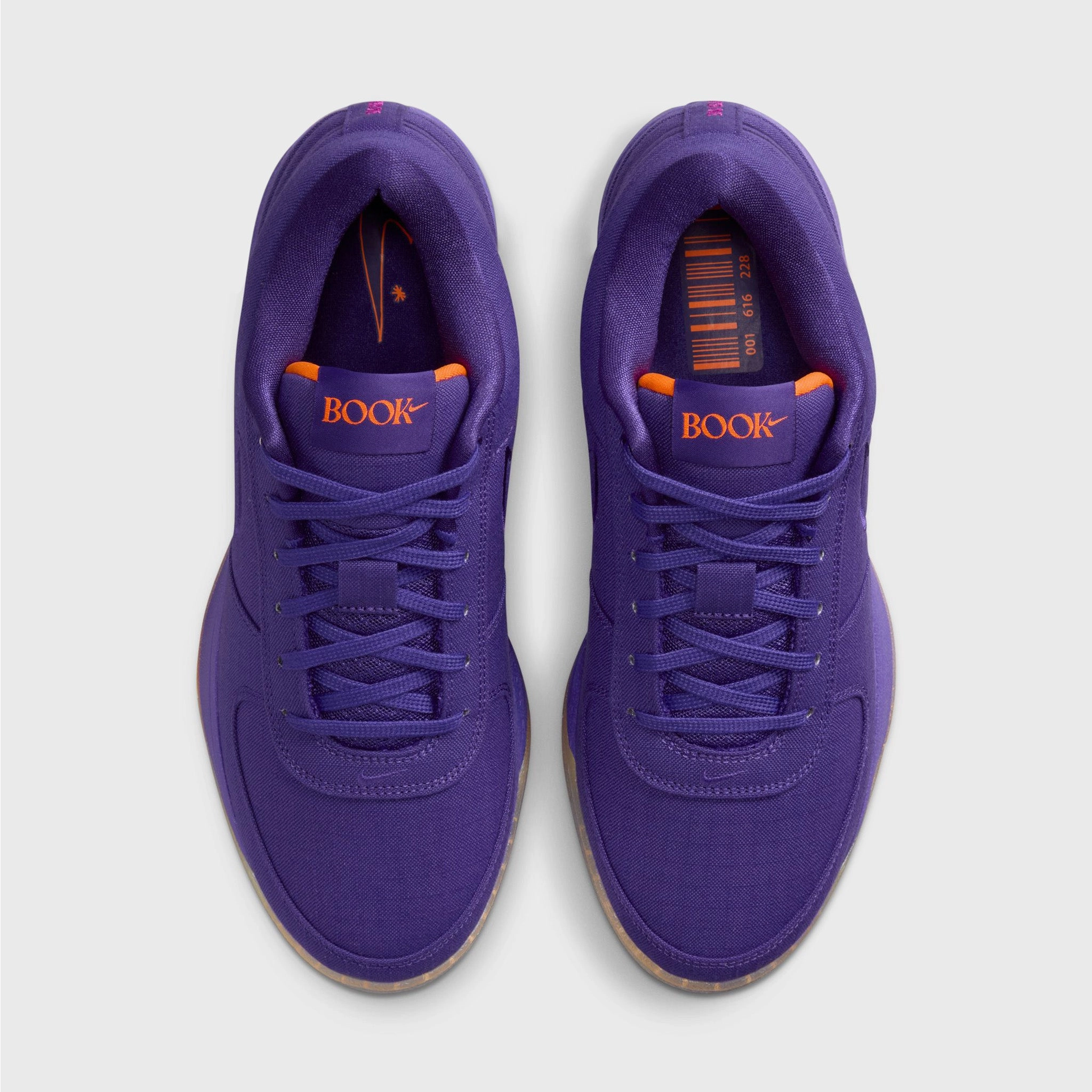 Nike Book 1 Court Purple / Total Orange - Taupe Grey