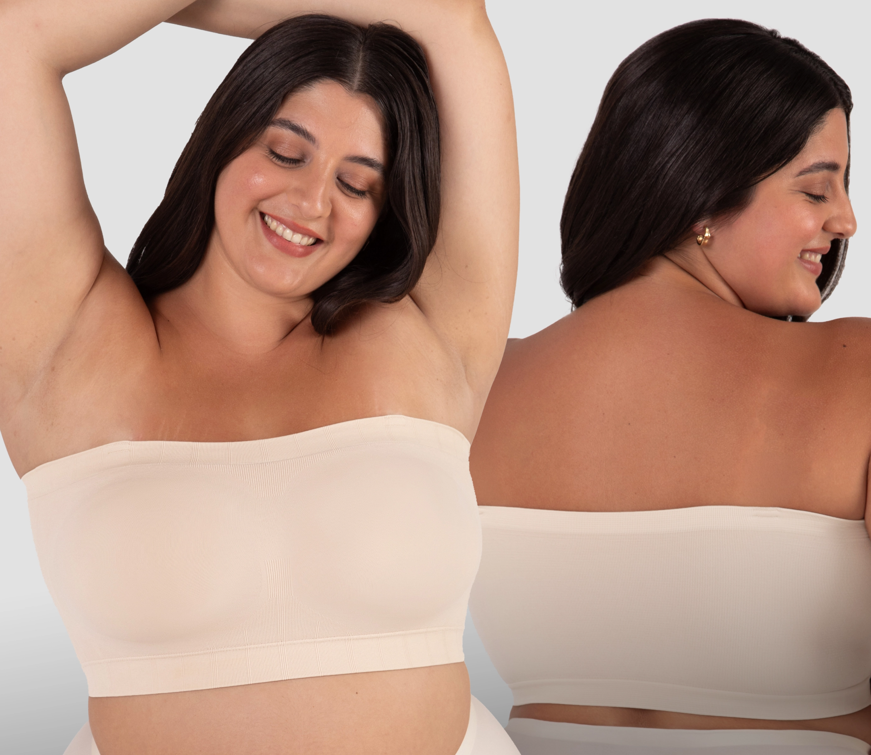 Offer: Truekind® 2-Pack Convertible Strapless Bandeau Bra - 55 percent OFF