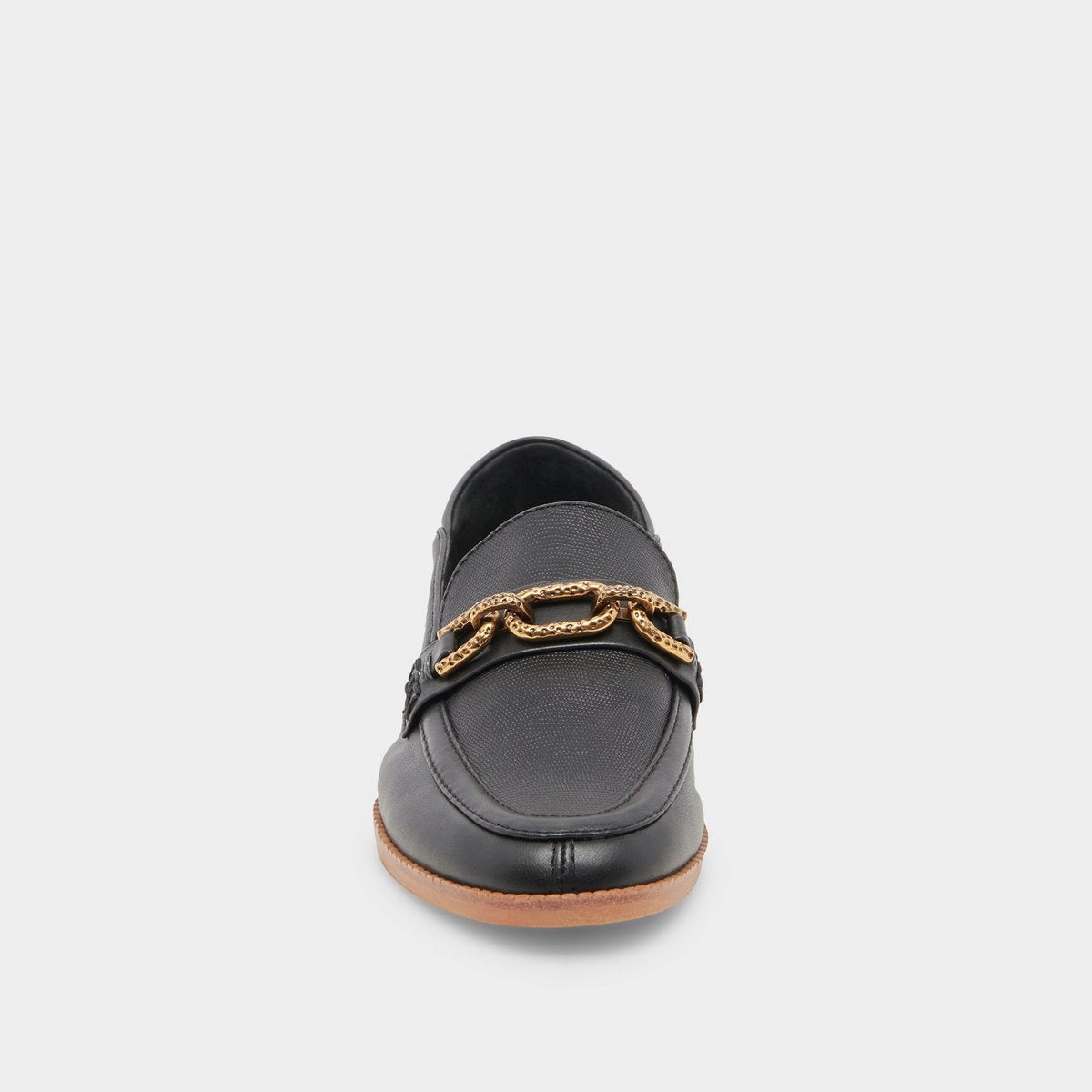 REIGN FLATS BLACK LEATHER - re:vita
