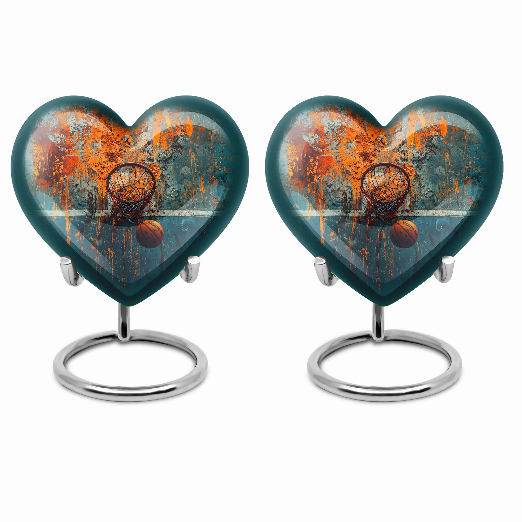 Reposeful Remembrance Basketball Cremation Urn for Adult Ashes