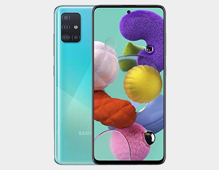 Samsung Galaxy A51 (SM-A515F/DS) Dual SIM 128GB,4GB RAM GSM Unlocked - Prism Crush Blue