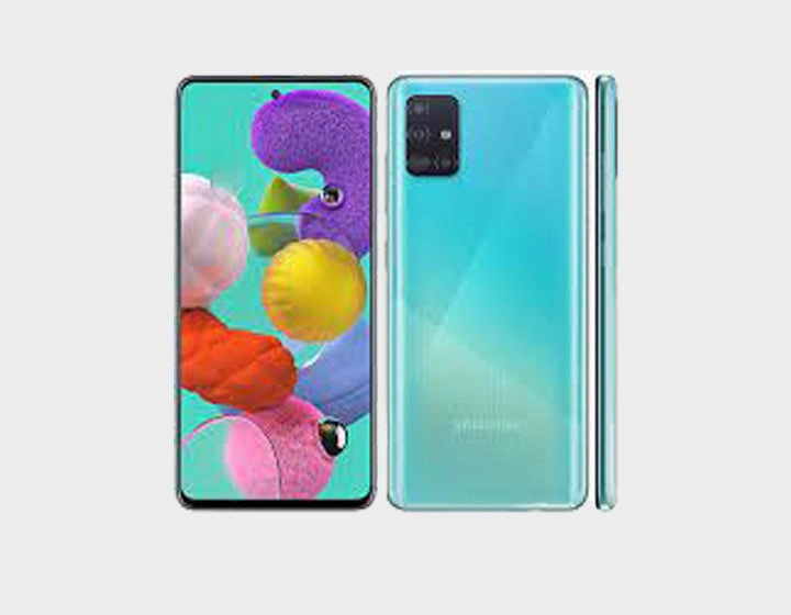 Samsung Galaxy A51 (SM-A515F/DS) Dual SIM 128GB,4GB RAM GSM Unlocked - Prism Crush Blue