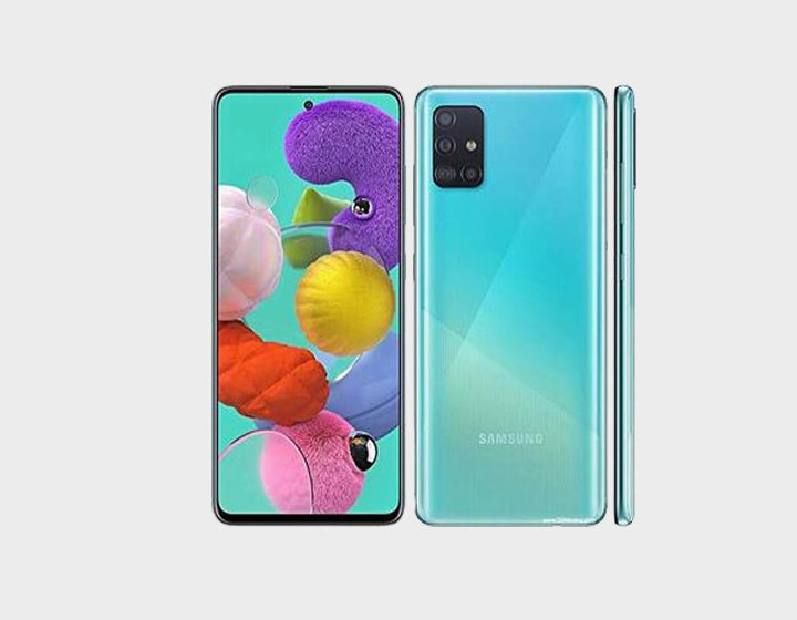 Samsung Galaxy A51 (SM-A515F/DS) Dual SIM 128GB,6GB RAM - Prism Crush Blue