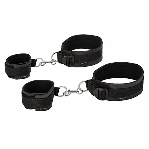 Sportsheets - Thigh and Wrist Cuff Set (Black)