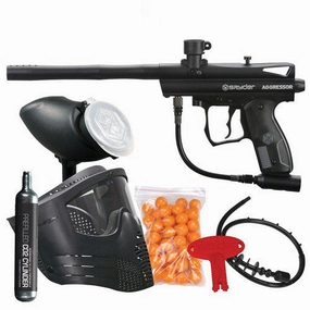 Spyder 81961 Aggressor Paintball Marker Ready to Play Kit