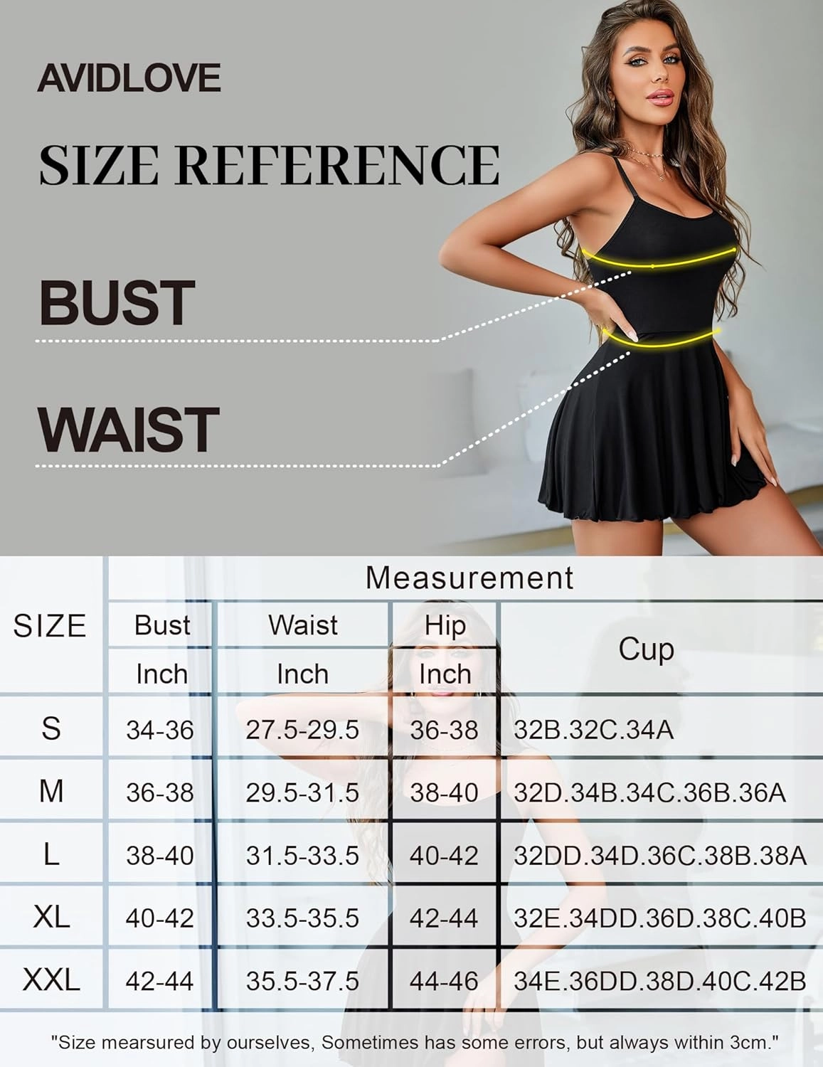 Strap Nightgown Chemise Dress