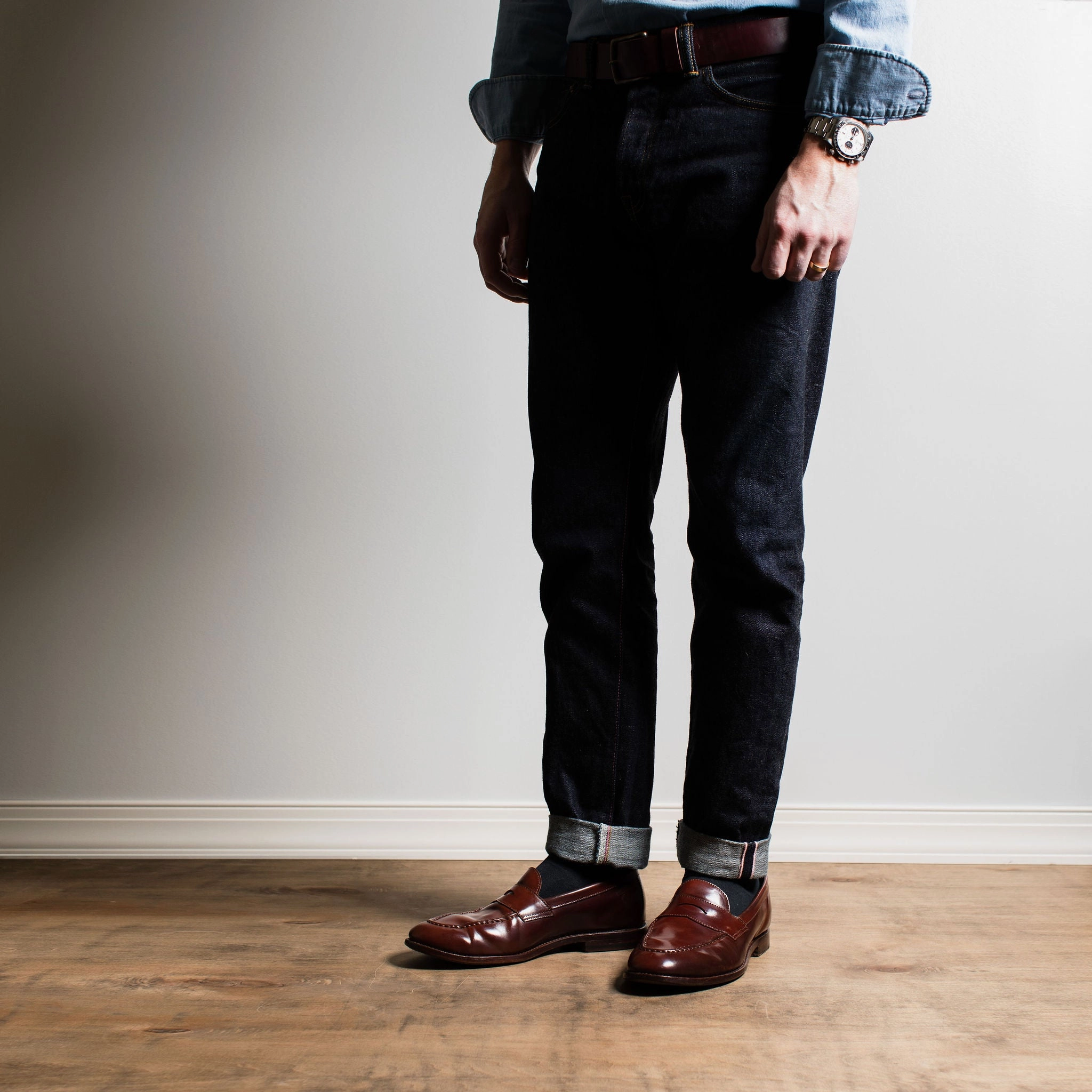 Traveler Penny Garnet Shell Cordovan