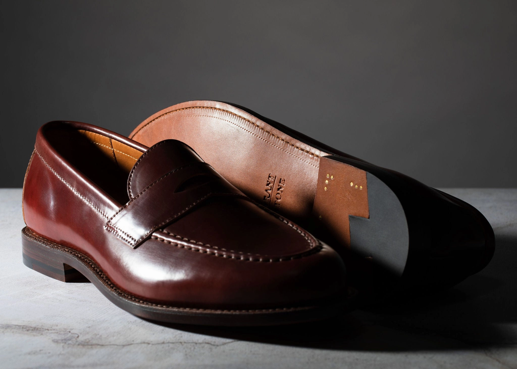 Traveler Penny Garnet Shell Cordovan