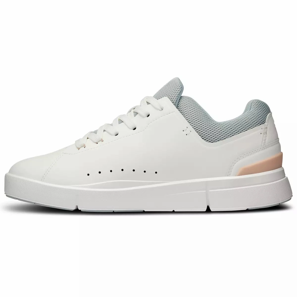 Women's ON The Roger Advantage White/Rosehip